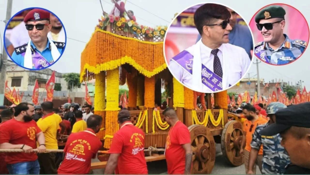 गहवा माई रथयात्रा लाई लक्षित गर्दै पर्सा प्रहरीको उच्च सतर्कता।