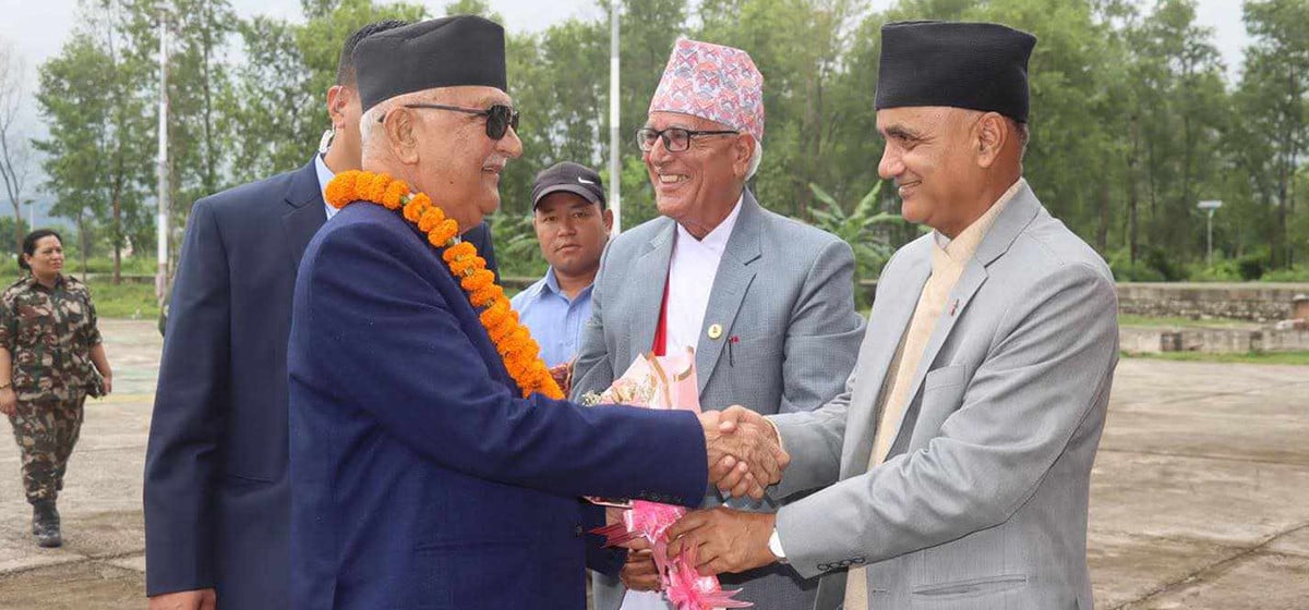 पुल उद्घाटनका लागि हुम्ला आउन लागेका प्रधानमन्त्री सुर्खेतमै रोकिए