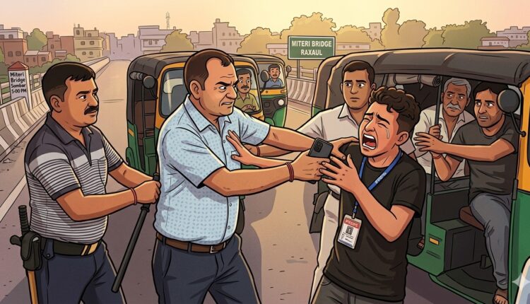 मितेरी पुलमा समाचार संकलनका क्रममा पत्रकार सञ्जय कुशवाहा माथि दुर्व्यवहार, चौतर्फी विरोध